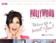 Tablet Screenshot of hollywoodcandygirls.com